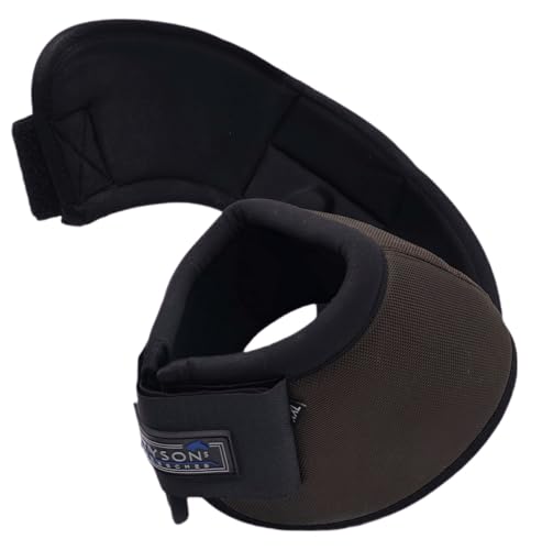 Tysons Breeches Hufglocken Spring Glocken Kaltblut Perscheron Noriker XL XXL XXXL Schwarz Braun Drehschutz ergonomisch 1600 Poly Neopren Übergröße (Braun, X Full) von Tysons Breeches