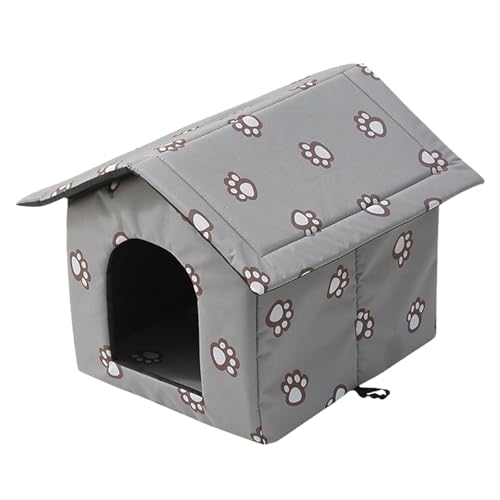 Tytlyworth Outdoor Cat House Weatherproof Cat Beds Shelter Comfortable Pets Shelters, Stray Cat Kennel Outdoor Waterproof Pet Kennel Cat Villa Dog House Removable and Washable Cat and Dog House von Tytlyworth