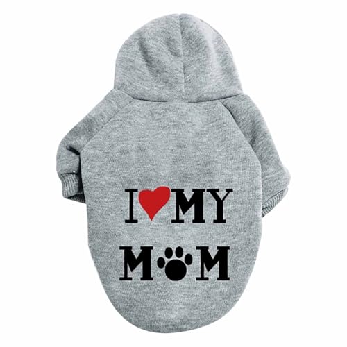 Ärmellos Haustier Bekleidung Große kleine Hundepullover Haustierpullover Hundekleidung Haustierkleidung Kleidung (Grey, M) von Tyuffghet