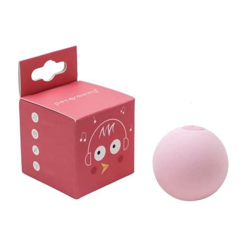 Gummi Dog Toys Katzenspielzeug, interaktives Katzenspielzeug, intelligent, selbstrollend, für Katzen, Haustier, rollend, automatisch rotierend, intelligent für Katzen im Innenbereich (B, One Size) von Tyuffghet