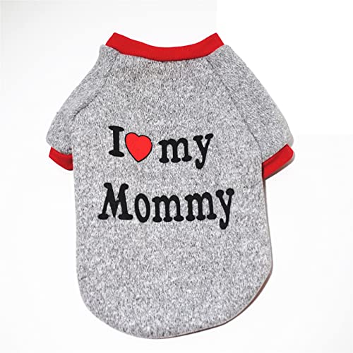 Hund Soft Tank Top Ärmellose Pet Dog Winter Warmer Raglanärmel-Fleecepullover für kleine mittelgroße Hunde (Grey, XS) von Tyuffghet