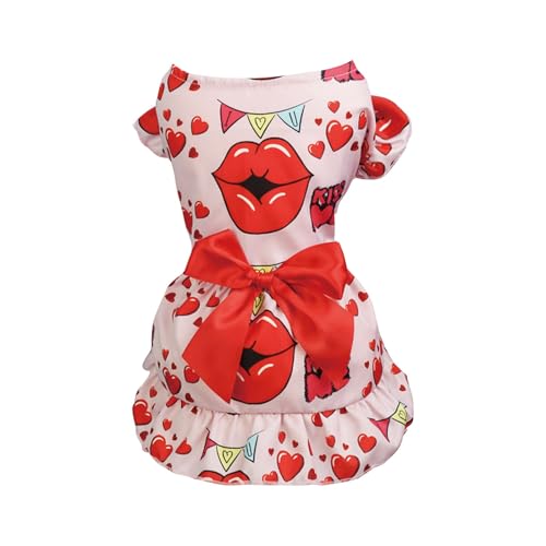 Prinzessin Kleider Sommer Haustier-Hundekleidung Valentinstag Sommer süße Schleife Rose Kleid Haustierbedarf Hundekleid Valentinstag Haustierkleidung süße Schleife Rose kleine und mittelgroße (A, XL) Prinzessin Kleider Sommer Haustier-Hundekleidung Valentinstag Sommer süße Schleife Rose Kleid Haustierbedarf Hundekleid Valentinstag Haustierkleidung süße Schleife Rose kleine und mittelgroße (A, XL) von Tyuffghet