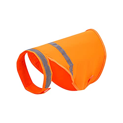 Sommer Hunde T-Shirts Hundeweste Safetys Walking Kostüme Reflektierende Haustierkleidung Übung Nacht Casual Ghs Visibility Puppy Outdoor (Orange, S) von Tyuffghet