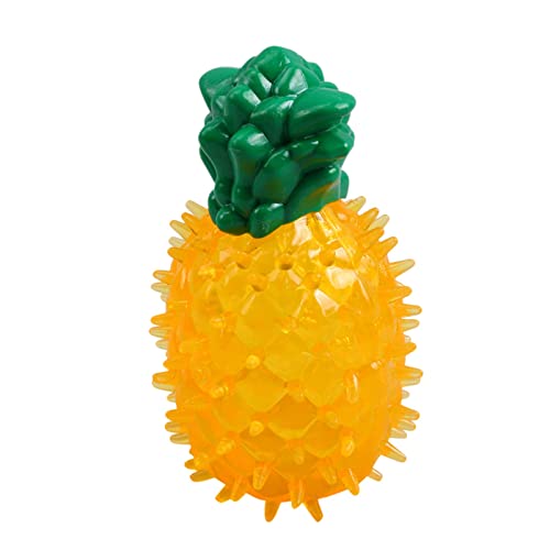 Tyuffghet Geeignet für Mittlere bis Große Hunde Kauspielzeug, Obst, Ananas, Wassermelone, langlebiges Hundekühl-Kauspielzeug für Hunde, Zahnungsspielzeug für Welpen (C, One Size) von Tyuffghet