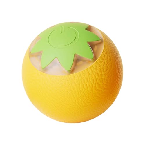 Tyuffghet Hundespielzeug Guietschendes Unzerstörbar Selbst Hohe Langeweile Automatische Roll (Yellow, 42X42X52mm) von Tyuffghet