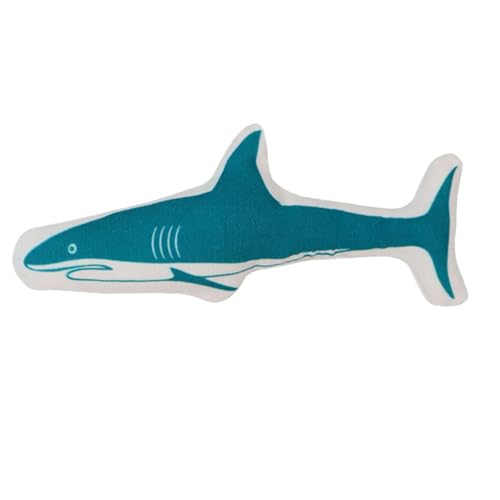 Tyuffghet Hundespielzeug Quietschend Fischfarbe optional, mit Katzen-Selbstspielzeug, Heimtierbedarf (Mint Green, 16cm) von Tyuffghet