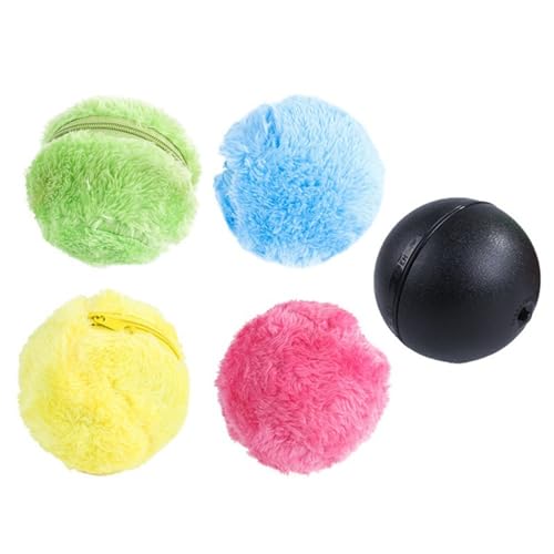 Tyuffghet Hundespielzeug Unzerstörbar rollendes Plüsch rollendes intelligentes Entfernungsspielzeug rollend (One Size) von Tyuffghet