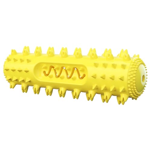 Tyuffghet Hundespielzeug für Große Rassen Kauspielzeug für Haustiere mit eingebautem Sound und Bewegung, ideal für kleine bis mittelgroße Hunderassen (Yellow-E, 19x6x6cm) von Tyuffghet
