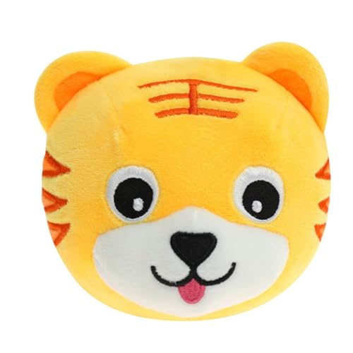 Tyuffghet Interaktives Hunde Kuscheltier singen tanzen Lernen kann, mit USB-Aufladung, Schweineform- für Haustiere, aktiv bewegliches Haustier-Plüschspielzeug (Yellow #1, One Size) von Tyuffghet