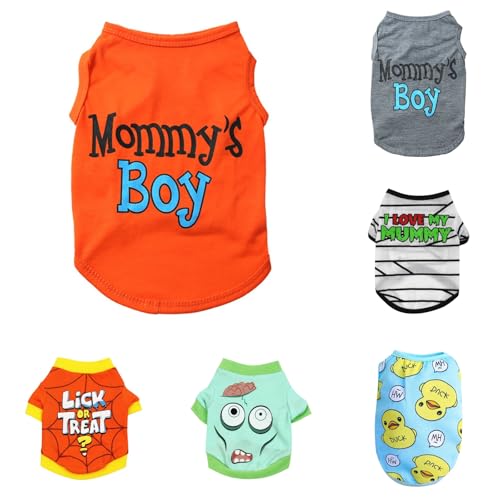 Tyuffghet Outfit Hemd Haustier Coole Pet Shirt Hund Weich Ärmelloses Kühlwesten für Hunde Basic Tee Shirt Bekleidung Gehen im Freien Tyuffghet Outfit Hemd Haustier Coole Pet Shirt Hund Weich Ärmelloses Kühlwesten für Hunde Basic Tee Shirt Bekleidung Gehen im Freien von Tyuffghet