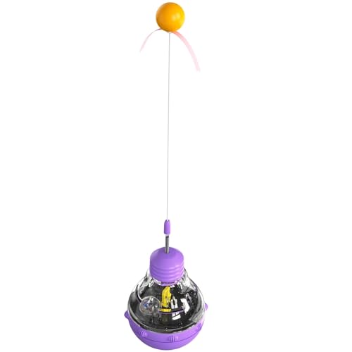 Unzerstörbar Quietschen Hundespielzeug Katzen im Innenbereich, 2-in-1-Katzenspender, Spielzeugbecher, interaktives Katzenspielzeug mit Teaser-Zauberstab, Katzenfutterspender, ideal für (B, One Size) Unzerstörbar Quietschen Hundespielzeug Katzen im Innenbereich, 2-in-1-Katzenspender, Spielzeugbecher, interaktives Katzenspielzeug mit Teaser-Zauberstab, Katzenfutterspender, ideal für (B, One Size) von Tyuffghet