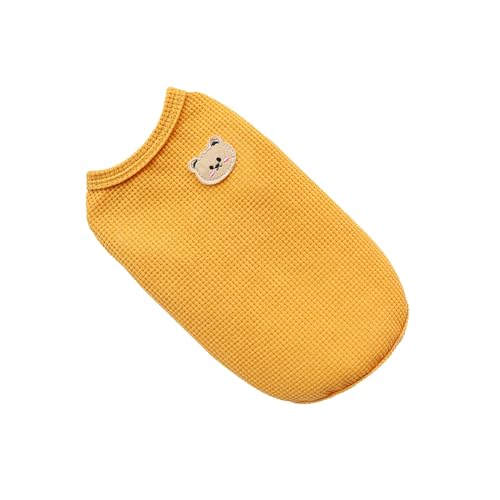 Weste Haustier Beach Heben Sie Sich von der Masse ab: Zeigen Sie den einzigartigen Stil Ihres Haustieres mit unserer modischen Kleidung (Yellow, M) von Tyuffghet