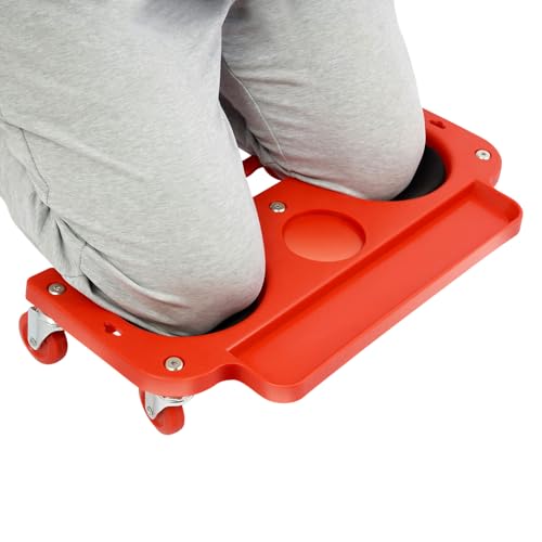 Tyvotrend Kniekissen Sitzkissen Mehrzweckkissen, Knieschutz mit 5 PP-Universalräder, Handgriff und Werkzeugablage, für Fliesenleger, Handwerker, Bodenleger, Tragfähigkeit 100kg Tyvotrend Kniekissen Sitzkissen Mehrzweckkissen, Knieschutz mit 5 PP-Universalräder, Handgriff und Werkzeugablage, für Fliesenleger, Handwerker, Bodenleger, Tragfähigkeit 100kg von Tyvotrend