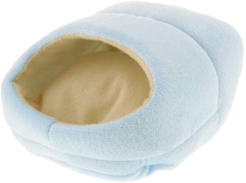U/D Hamster-Schlafsack für Welpen, gemütlich, klein, halbbedeckt, Pantoffelform, winddicht, Größe L, Blau von U/D