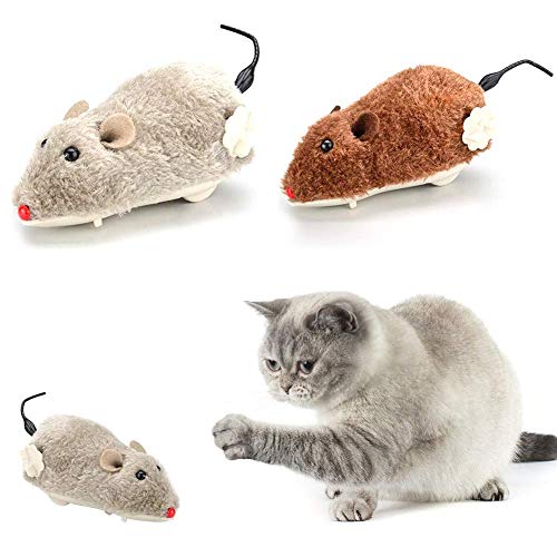 U/K Uhrwerk Maus für Katzen Aufziehbare Plüschmaus Spielzeug Katze Fang Spielzeug Katze Kätzchen Spielen und Jagen, zufällige Farbe Bequem und praktisch U/K Uhrwerk Maus für Katzen Aufziehbare Plüschmaus Spielzeug Katze Fang Spielzeug Katze Kätzchen Spielen und Jagen, zufällige Farbe Bequem und praktisch von U/K