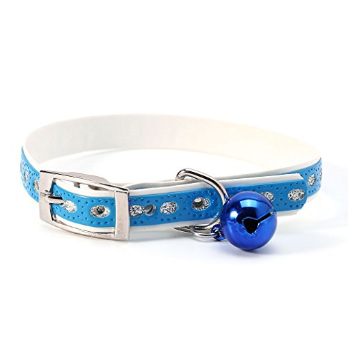 U-M Haustier-Halsband, Katzenhalsband mit Glöckchen, reflektierendes Halsband für Katzen und Hunde, ausgezeichnete Qualität und beliebt von U-M