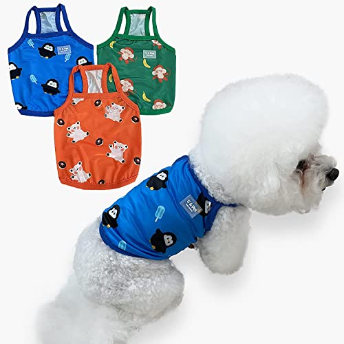 U&Pet Hundezoo Zoo Sommer Kühlendes ärmelloses Shirt, Spandex UV-Schutz Tank Top coole Weste Haustierkleidung für kleine mittelgroße Hunde (XL, Orange) von U&Pet