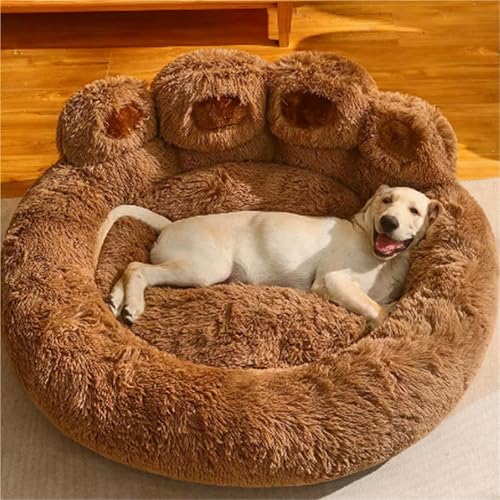 UASNHU Großes Plüsch-Hundebett, beheiztes, warmes Haustierbett für vier Jahreszeiten, mit rutschfester Unterseite, maschinenwaschbar, Hundematte für den Innenbereich, Kaffee/Grau/Rosa (Kaffee, XL) UASNHU Großes Plüsch-Hundebett, beheiztes, warmes Haustierbett für vier Jahreszeiten, mit rutschfester Unterseite, maschinenwaschbar, Hundematte für den Innenbereich, Kaffee/Grau/Rosa (Kaffee, XL) von UASNHU