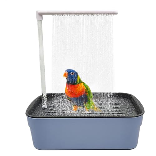 UATARU Automatic Circulation Shower Parrot Bathtub with Shower for Pet Bird Bathtub for Cockatiels Bird Fountain UATARU Automatic Circulation Shower Parrot Bathtub with Shower for Pet Bird Bathtub for Cockatiels Bird Fountain von UATARU