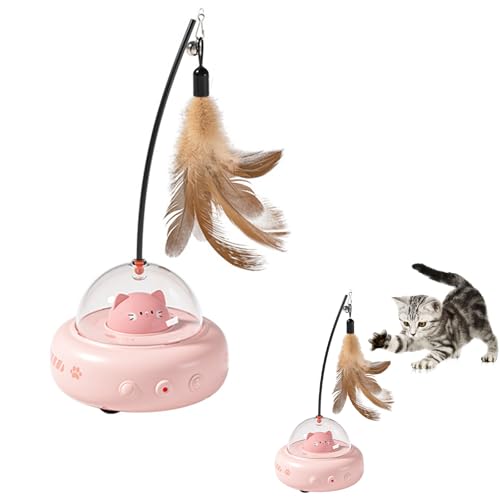 UATARU Automatic Self Play Cat Toys for Indoor Cat Exercise Moving Cat Toy ﻿ (pink) von UATARU