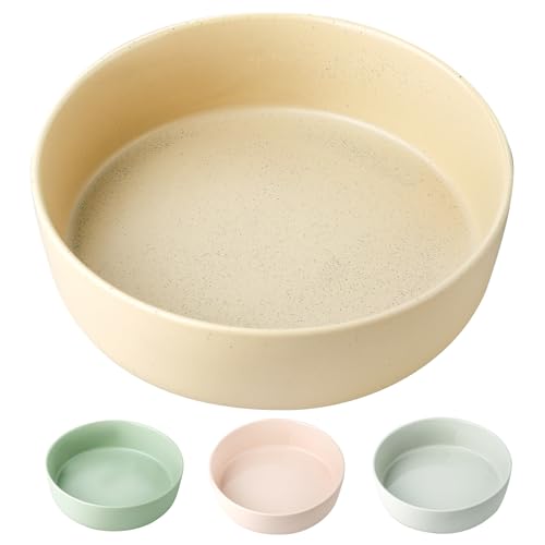 UBEE Keramik-Hundenapf, 17,8 cm, Hundenapf, Hundenapf, Haustierfutter, Wassernapf, Fütterung für mittelgroße kleine Hunde und große Katze, gepunktet, Beige UBEE Keramik-Hundenapf, 17,8 cm, Hundenapf, Hundenapf, Haustierfutter, Wassernapf, Fütterung für mittelgroße kleine Hunde und große Katze, gepunktet, Beige von UBEE