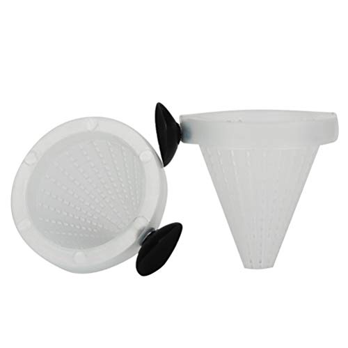 UEETEK 10 Stücke Aquarium Futterring mit Saugnapf UEETEK 10 Stücke Aquarium Futterring mit Saugnapf von UEETEK