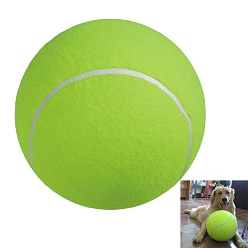 UEETEK 24CM Durchmesser Hund Chew Spielzeug Pet Ball Spielzeug Riesen Tennis Ball für große Haustier Spielen Ausübung UEETEK 24CM Durchmesser Hund Chew Spielzeug Pet Ball Spielzeug Riesen Tennis Ball für große Haustier Spielen Ausübung von UEETEK