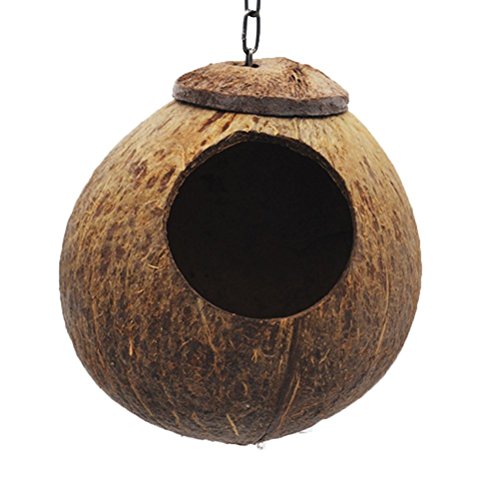 UEETEK Nest Kokosnest für Budgerigar und kleine Tiere von UEETEK