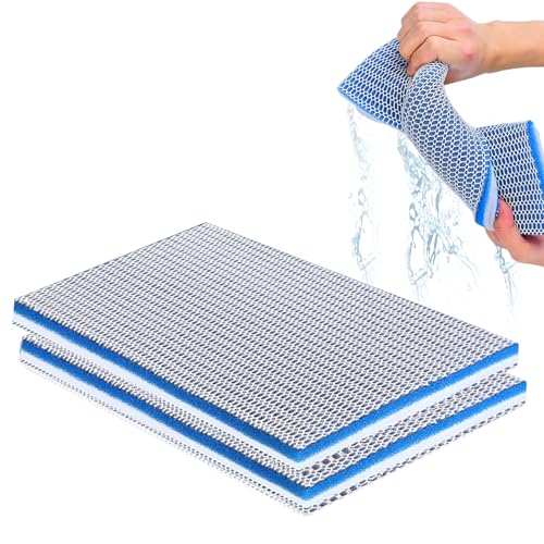 UESDU 2 Stück 8D Filterwatte Aquarium, Filtermatte 30x20cm Filterschaum Wabenstruktur Aquarium Filterschwamm Wiederverwendbar Filtermatten Zuschneidbar für Hochwirksam Wasserreinigung von UESDU