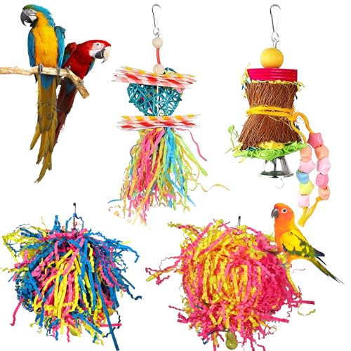 Vogelspielzeug, Papageien-Kauspielzeug, Shredder, Wellensittiche, Nymphensittiche, Schaukel, Klettern, Stehen, Hängespielzeug, Vogel, Luffa, Spielzeug für Vögel Vogelspielzeug, Papageien-Kauspielzeug, Shredder, Wellensittiche, Nymphensittiche, Schaukel, Klettern, Stehen, Hängespielzeug, Vogel, Luffa, Spielzeug für Vögel von UESDU