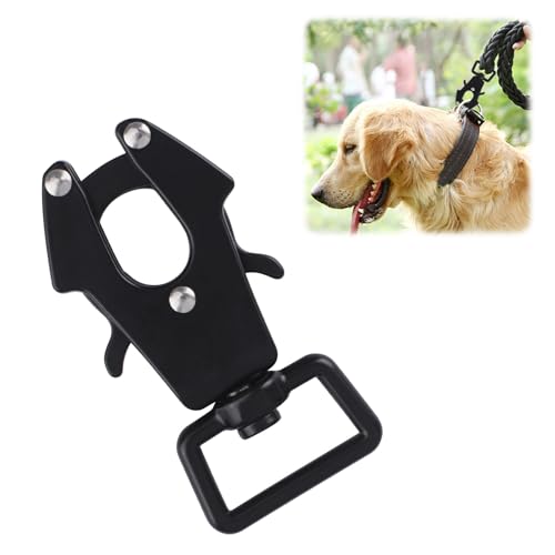 UFURMATE 1 Packung Frosch-Haustier-Leinen-Schnalle, strapazierfähig, Schnellverschluss, 360 Grad drehbarer Clip zum Verbinden von Haustierhalsbändern von UFURMATE
