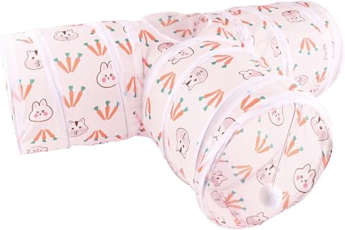 Katzenspielzeug Katzentunnel 3-Wege Kaninchen Tunnel Katze Spielzeug Hundenspielzeug Spieltunnel Kleintier Aktivität Tunnel Kleintieraktivitätstunnel Spielzeug für Hasen Meerschweinchen Katzen Katzenspielzeug Katzentunnel 3-Wege Kaninchen Tunnel Katze Spielzeug Hundenspielzeug Spieltunnel Kleintier Aktivität Tunnel Kleintieraktivitätstunnel Spielzeug für Hasen Meerschweinchen Katzen von UGBO