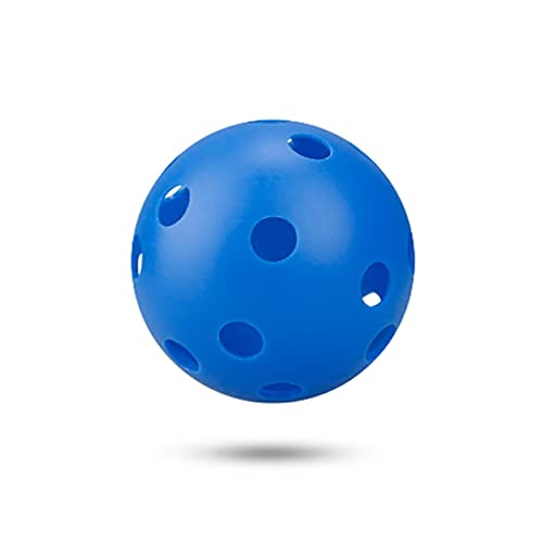 UIKEEYUIS Pet Ball Kompakte Größe Spielwerkzeuge PE Kunststoff Handwerkskunst Hundespielzeug Kaubälle für den Außenbereich Interaktive Trainingsstütze, Blau von UIKEEYUIS