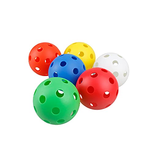 UIKEEYUIS Pet Ball Kompakte Größe Spielwerkzeuge PE Kunststoff Handwerkskunst Hundespielzeug Kaubälle für den Außenbereich Interaktive Trainingsstütze, Gemischte Farbe von UIKEEYUIS