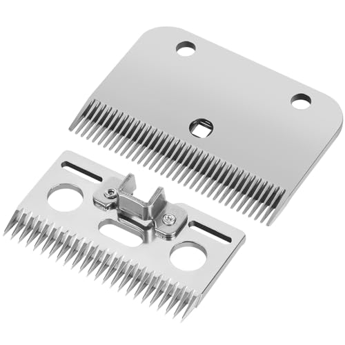UILFHX Pferdeschermaschine Ersatzklingen, professionelle Edelstahl-Scherklingen für Pferde, Pferde, Ziegen, Pony, Rinder, 35 Zähne UILFHX Pferdeschermaschine Ersatzklingen, professionelle Edelstahl-Scherklingen für Pferde, Pferde, Ziegen, Pony, Rinder, 35 Zähne von UILFHX
