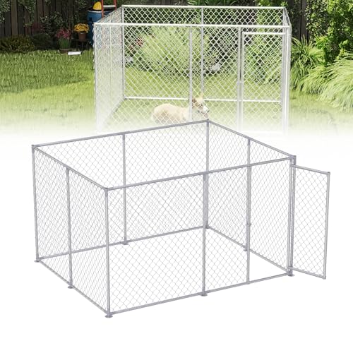UISEBRT Hundezwinger Hundehütte Outdoor Hundehaus 250x200x150 cm Hundekäfig Welpenlaufstall Verschließbares Riegelsystem und Sicheres Design UISEBRT Hundezwinger Hundehütte Outdoor Hundehaus 250x200x150 cm Hundekäfig Welpenlaufstall Verschließbares Riegelsystem und Sicheres Design von UISEBRT