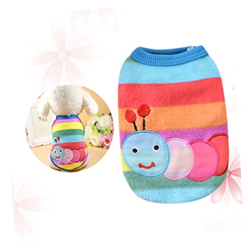 UKCOCO Mini-hundekleidung Hundeweste Hund Herbst Warmes Flanell Haustierkostüme Chihuahua Französisches Outfit Größe S von UKCOCO