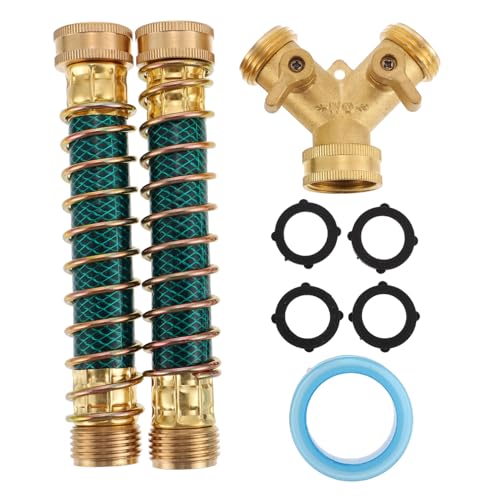 UKCOCO 1 Satz Garten Schlauch Adapter Set Y Förmiger Wasseranschluss für Gartenschlauch für Wasserhähne Hochdruckreiniger und Sprinklersysteme und Langlebig von UKCOCO