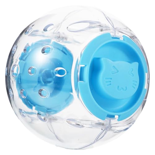UKCOCO 1 Satz Hamster Laufball Hamster Rollender Ball Hamsterspielbälle Hamster-fitnessball Hamster Laufrad Hamsterzubehör Für Käfige Hamster Ball Rattenrad Sky-Blue Plastik von UKCOCO