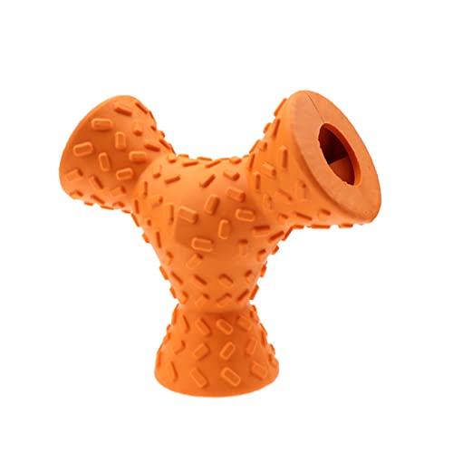 UKCOCO 1 Stück 3 Hundezähne Schleifspielzeug Hundespielzeug Behandeln Hundefutter-Puzzle-futterspielzeug Kauer Kauspielzeug Für Hunde Hundespielzeug Kauen Haustier Zufällige Farbe von UKCOCO