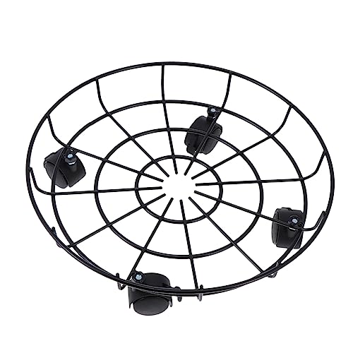 UKCOCO 1 Stück Boden des Blumentopfs Stand Anlage Steht Zauberer drinnen Topfblumenhalter mit Lenkrollen Eisenkunst-Topfpflanzenständer Stabiler Pflanzboden Plastik Black UKCOCO 1 Stück Boden des Blumentopfs Stand Anlage Steht Zauberer drinnen Topfblumenhalter mit Lenkrollen Eisenkunst-Topfpflanzenständer Stabiler Pflanzboden Plastik Black von UKCOCO