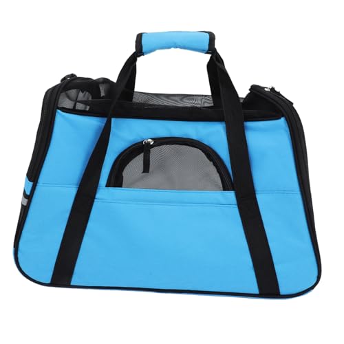 UKCOCO 1 Stück Haustasche Tragetasche Für Katzen Katzentransporter Hundetasche Katzentasche Reisetasche Für Katzen Sky-Blue von UKCOCO