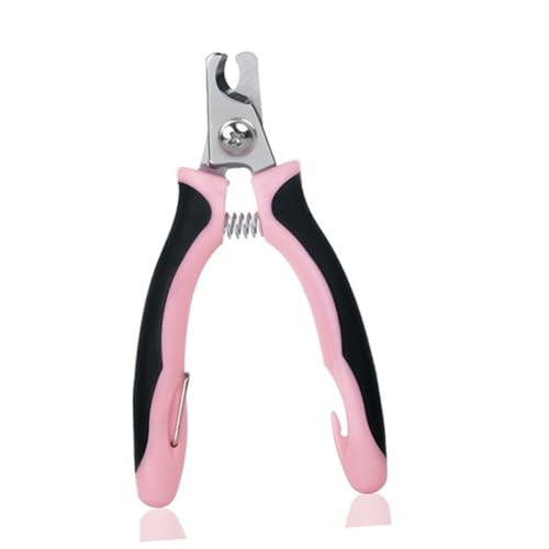 UKCOCO 1 Stück Haustiernagel Clipper Haustiere Welpe Werkzeug Schermaschinen Pfote Hund Körperpflege Nagelhautzange Nagelknipser Für Katzen Rosa von UKCOCO