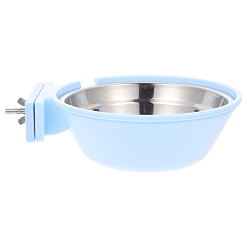 UKCOCO 1 Stück Haustiernapf Hundenapf Futternapf für Hunde klein Schüsseln pet Feeder tiernahrung katzenfutter Haustiernäpfe zum Aufhängen PET -Speicherbehälter Rostfreier Stahl Blue UKCOCO 1 Stück Haustiernapf Hundenapf Futternapf für Hunde klein Schüsseln pet Feeder tiernahrung katzenfutter Haustiernäpfe zum Aufhängen PET -Speicherbehälter Rostfreier Stahl Blue von UKCOCO