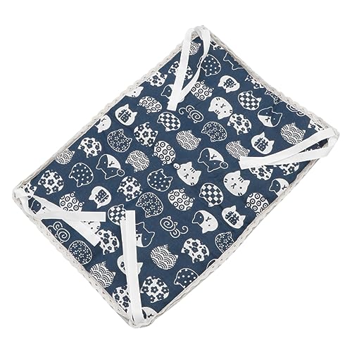 UKCOCO 1 Stück Katzenschlafbett Kühlmatte Katzen Doppelt Kühlung Cool Hängend Nest Drinnen Plaudern Für Katzenbett Guck-guck Unterlage Katze Sommermatte Haustier Sommermatte Navy UKCOCO 1 Stück Katzenschlafbett Kühlmatte Katzen Doppelt Kühlung Cool Hängend Nest Drinnen Plaudern Für Katzenbett Guck-guck Unterlage Katze Sommermatte Haustier Sommermatte Navy von UKCOCO