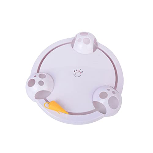UKCOCO 1 Stück Katzenspielzeug attraktion katzenhalter cat Toys cat Katzen Halter Stürzen Sie automatisch Spielzeugkatze für Katze neckender Katzenstock Weiß UKCOCO 1 Stück Katzenspielzeug attraktion katzenhalter cat Toys cat Katzen Halter Stürzen Sie automatisch Spielzeugkatze für Katze neckender Katzenstock Weiß von UKCOCO
