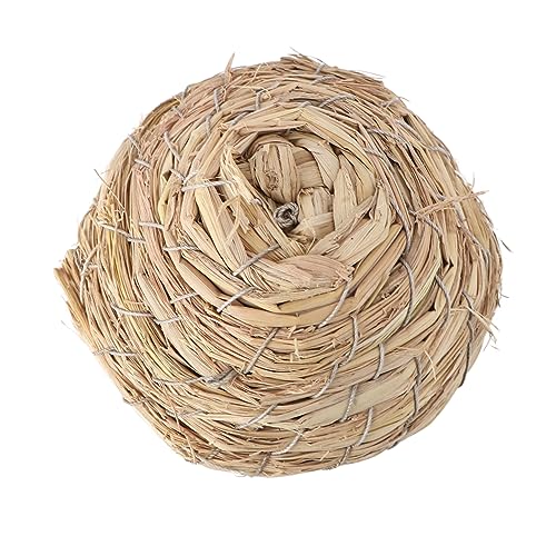 UKCOCO 1 Stück Strohspielzeug für kleine Haustiere Hund kaut groß Ratte Kaninchen Heu Produkt Raupe Hamster hamsterspielzeug Chinchilla - Haustier- -Requisite von UKCOCO
