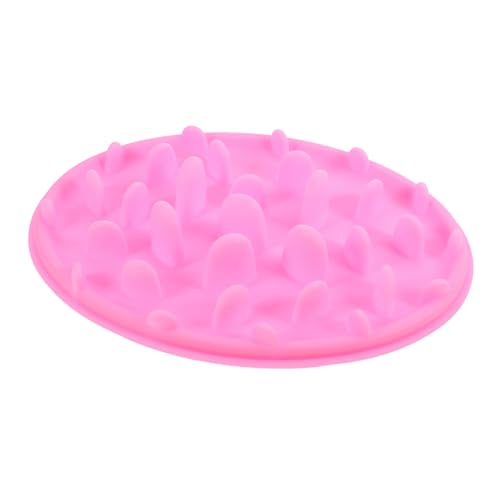 UKCOCO 1 Stück Tierfütterung langsam Essen drinnen groß pet Supplies Dog Bowl schüsseln für Bowls Katzennapf Bowl Schalen Haustiere Haustiernapf Katzenfutter Futternapf für Katzen Rosa von UKCOCO
