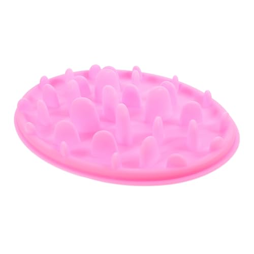 UKCOCO 1 Stück Tierfütterung langsam pet Supplies Dog Bowl Bowls Schalen Bowl schüssel Haustierzubehör groß drinnen Essen Haustiere Haustiernapf Futternapf für Katzen Katzenfutter Rosa von UKCOCO