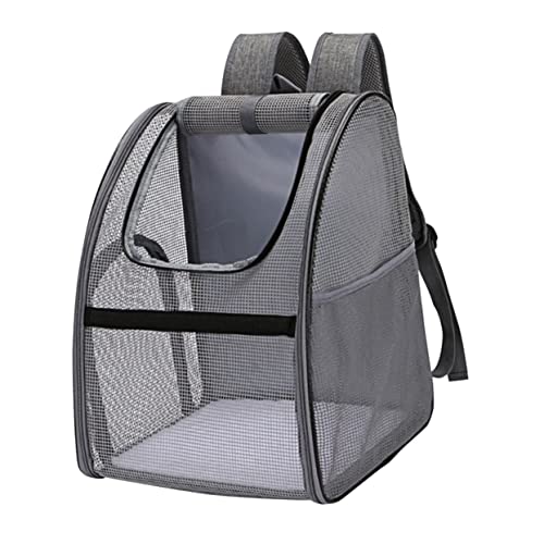 UKCOCO 1 Stück Tragbarer Haustier Rucksack für Katzen und Atmungsaktive Tragetasche mit Verstellbarem Schultergurt bis Belastbar von UKCOCO